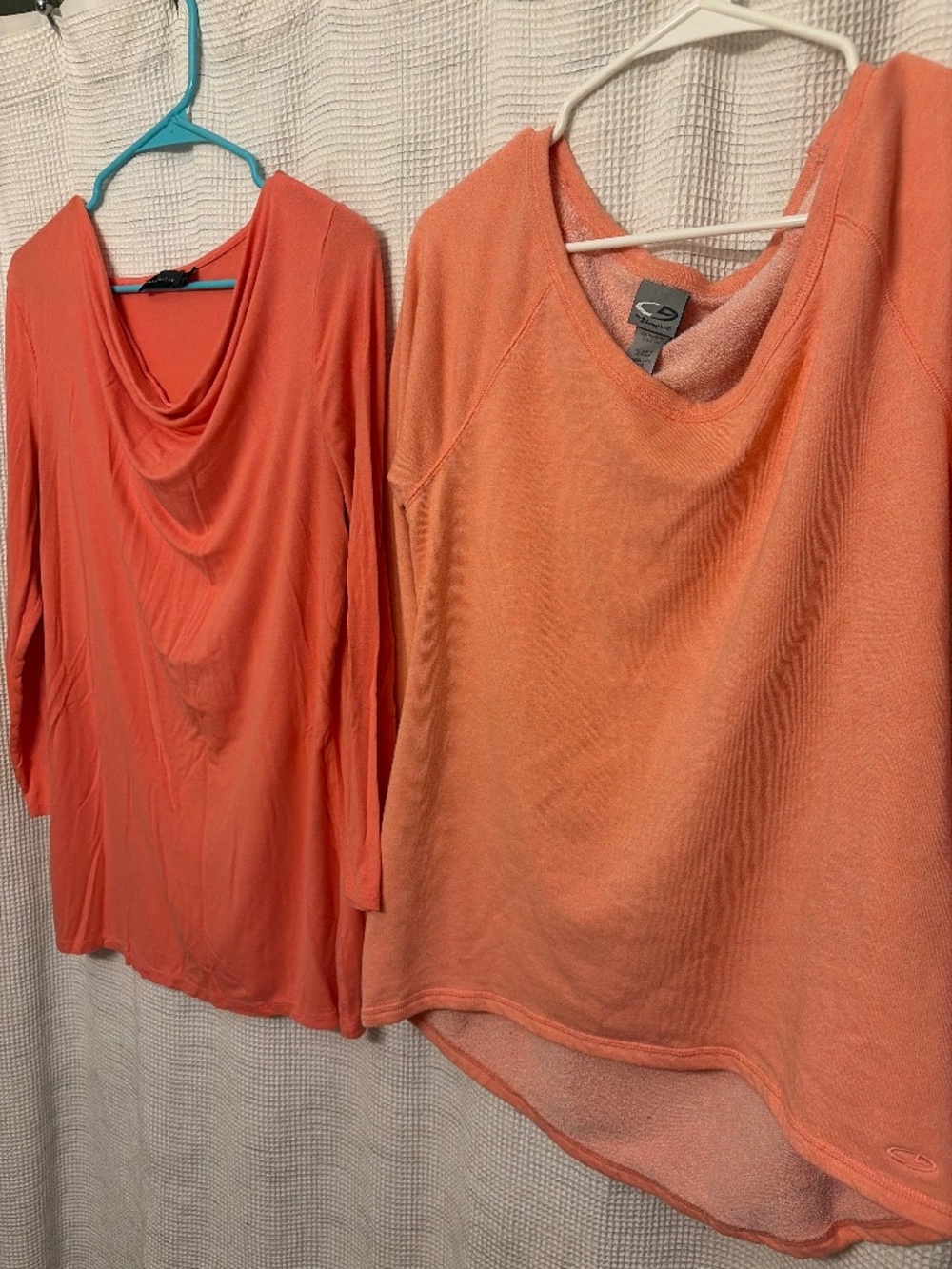 Sunset coral tops